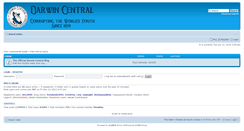 Desktop Screenshot of forum.darwincentral.org